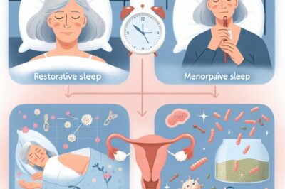 Best Restorative Sleep Strategy for Menopause and Peri Menopause- Fix Your MicroBiome